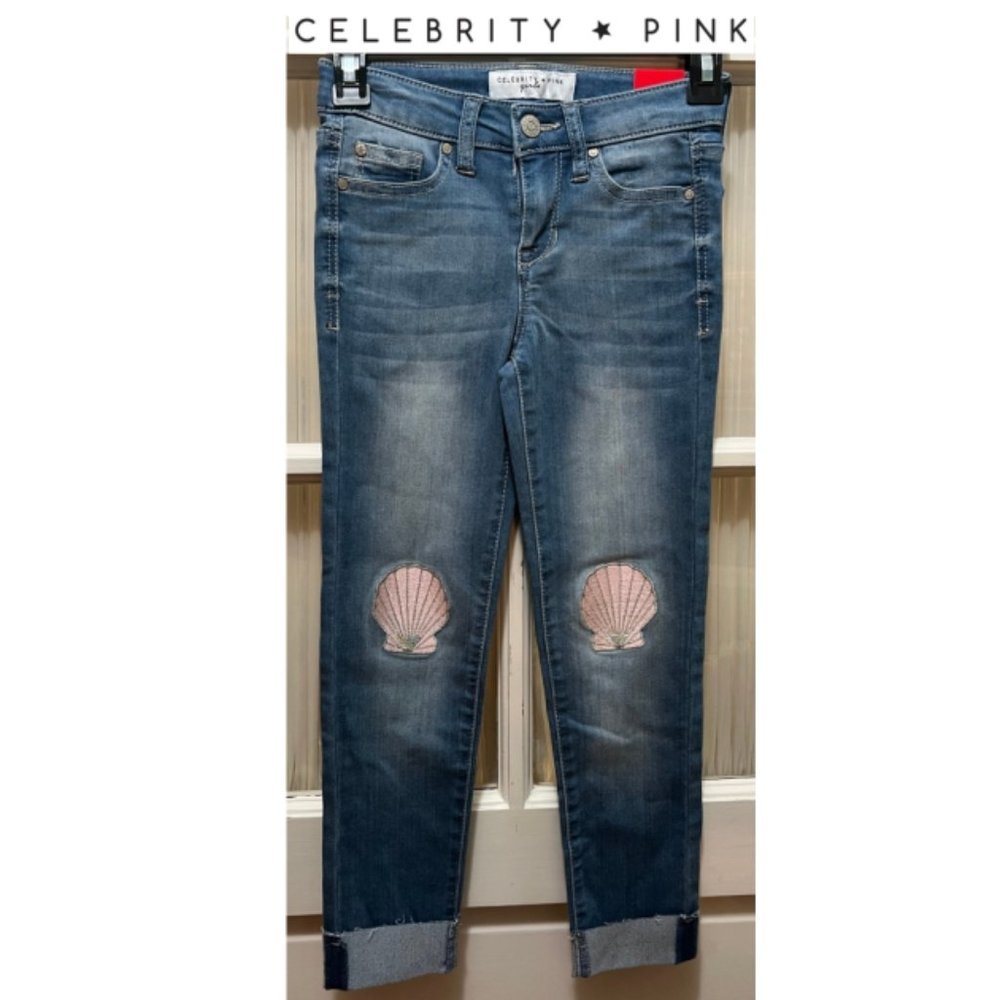 Celebrity Pink ankle skinny jeans; girls' size 8. Never worn
